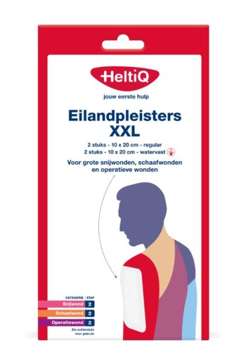 Heltiq Eilandpleisters XXL (4 Stuks)