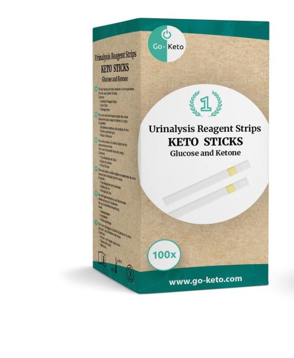 Go-Keto Urinestrips (100 Stuks)