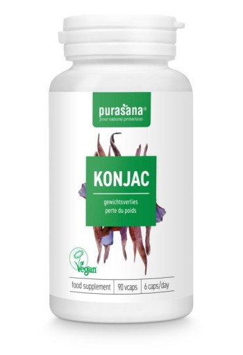 Purasana Konjac vegan (90 Vegetarische capsules)