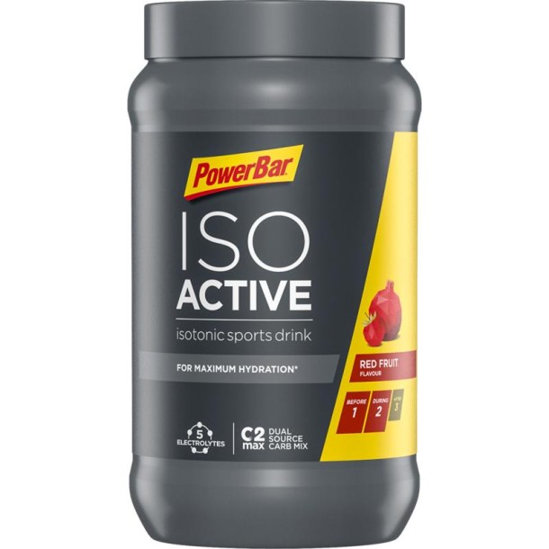 Powerbar Isoactive red fruit punch (600 Gram)