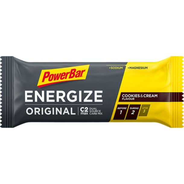 Powerbar Energize bar cookies & cream (55 Gram)