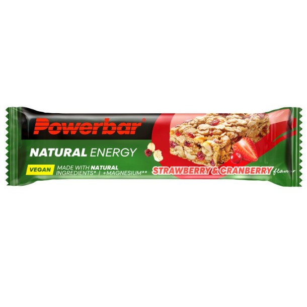Powerbar Natural energy bar strawberry cranberry (40 Gram)