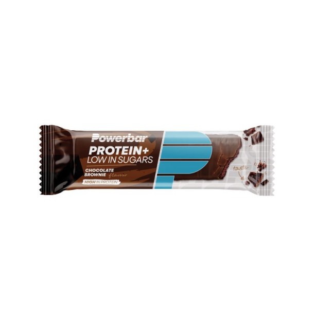 Powerbar Protein+ bar low sugar chocolate brownie (35 Gram)