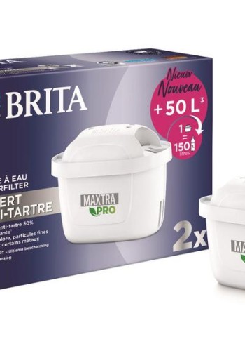 Brita Waterfilterpatroon maxtra pro kalk expert 2-pack (2 Stuks)