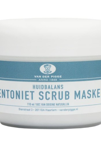 Van der Pigge Huidbalans bentoniet scrub masker (110 Milliliter)