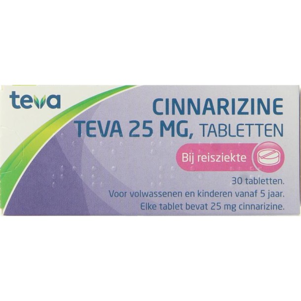 Teva Cinnarizine 25mg (30 Tabletten)