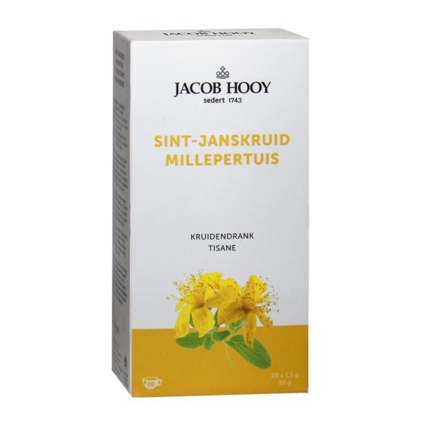 Jacob Hooy Sint Janskruid theezakjes gold (20 Zakjes)
