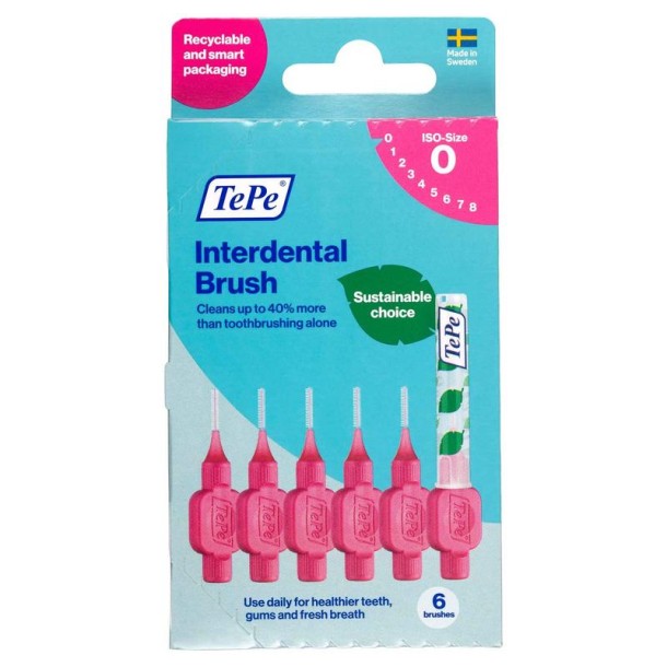 Tepe Interdentale ragers original roze 0,4mm maat 0 6 Stuks