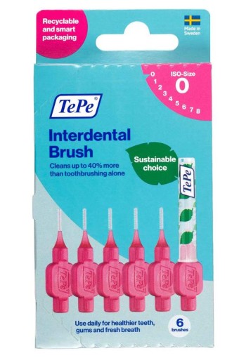 Tepe Interdentale ragers original roze 0,4mm maat 0 6 Stuks