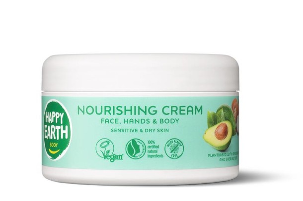 Happy Earth Voedende creme (200 Milliliter)