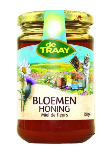 Traay Bloemen honing vloeibaar (350 Gram)