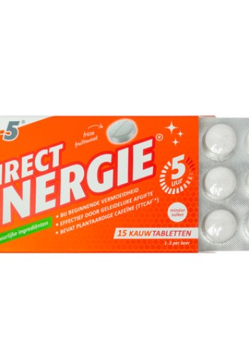 Go-5 Direct energy (15 Kauwtabletten)