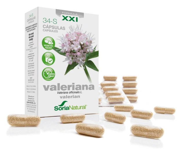 Soria Natural 34- S Valeriana XXI (30 Capsules)