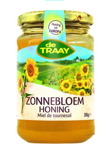 Traay Zonnebloem honing (350 Gram)