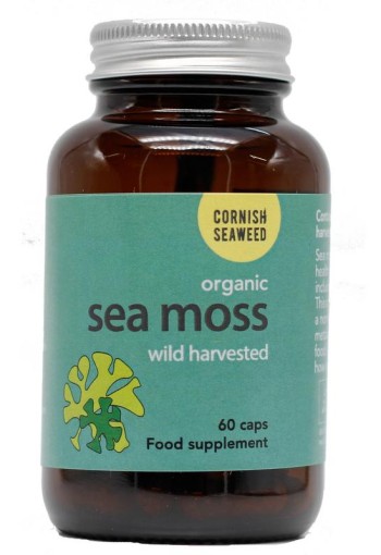 Cornish Seaweed Sea moss bio (60 Capsules)