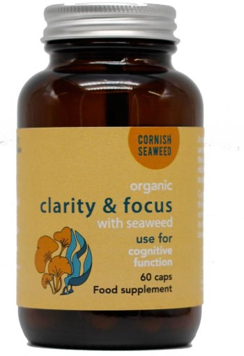 Cornish Seaweed Clarity & focus (ginkgo & kelp) bio (60 Capsules)