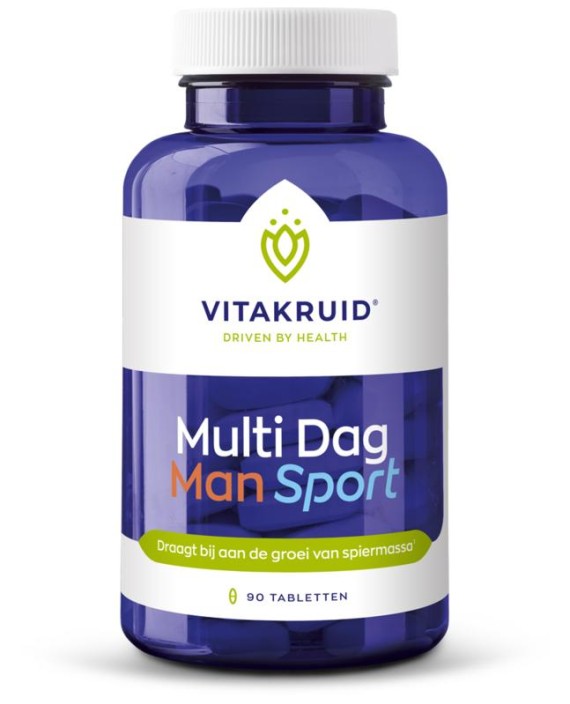Vitakruid Multi Dag Man Sport 100% Vegan (90 Tabletten)