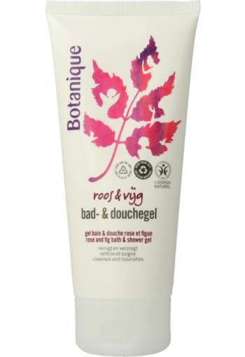 Botanique Bad & douchegel roos & vijg (200 Milliliter)