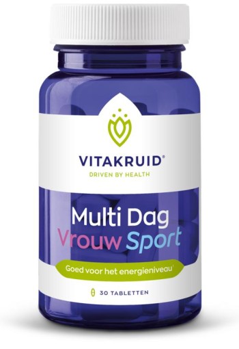 Vitakruid Multi Dag Vrouw Sport 100% Vegan (30 Tabletten)