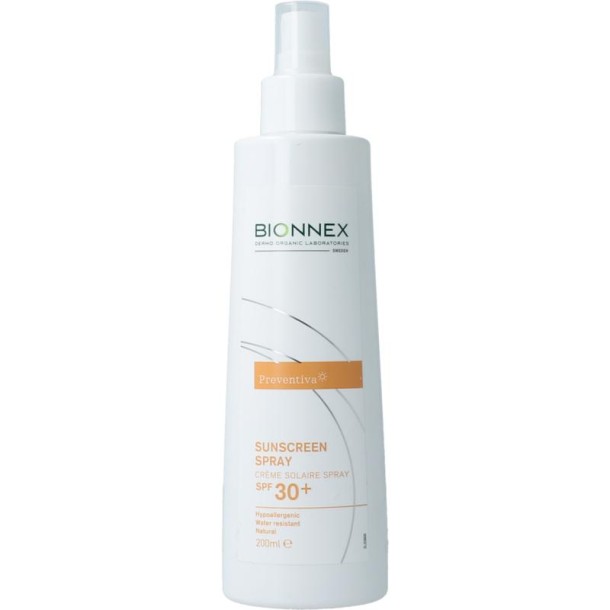Bionnex Preventiva sunscreen spray SPF30 (200 Milliliter)
