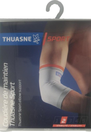 Thuasne Steunbrace elleboog lichtgrijs maat M (1 Stuks)
