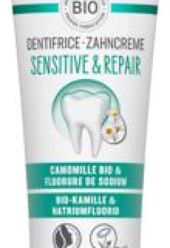 Lavera Tandpasta sensitive & repair bio (75 Milliliter)