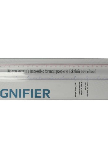 Able 2 Vergrootglas leeslineaal 31cm (1 Stuks)