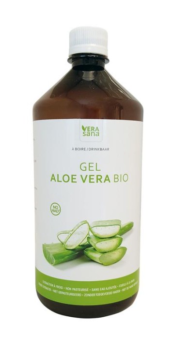 Vera Sana Aloe vera gel met pulp (1 Liter)
