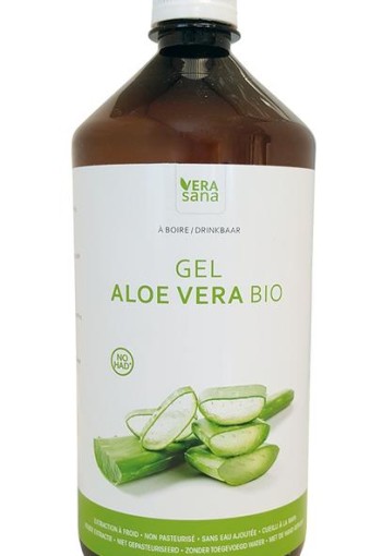 Vera Sana Aloe vera gel met pulp (1 Liter)