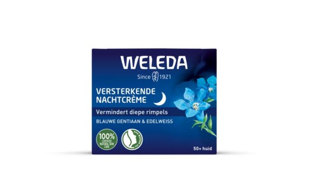 Weleda Blauwe gentiaan&edelweiss versterkende nachtcreme 40 Milliliter