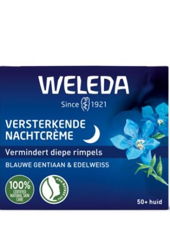 Weleda Blauwe gentiaan&edelweiss versterkende nachtcreme 40 Milliliter