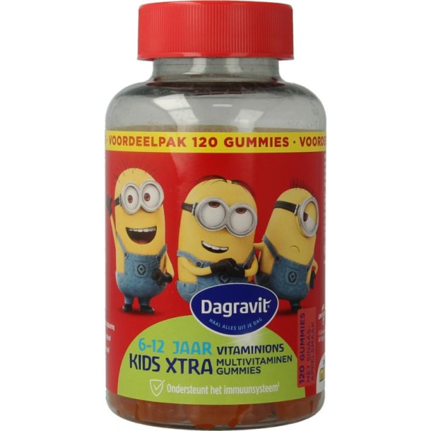 Dagravit Kids-xtra 6-12 jaar (120 Gummies)