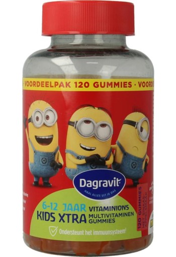 Dagravit Kids-xtra 6-12 jaar (120 Gummies)