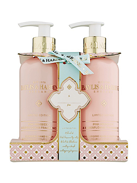 Baylis & Harding Pink Prosecco & Elderflower Bottle 2 Geschenkset