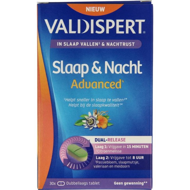 Valdispert Slaap & nacht advanced (30 Tabletten)