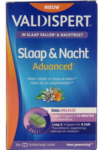 Valdispert Slaap & nacht advanced (30 Tabletten)