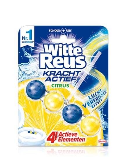 Witte Reus Krachtig active citrus toilet blok (1 Stuks)