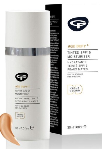 Green People Age defy+ tinted DD moisturiser medium SPF15 (30 Milliliter)