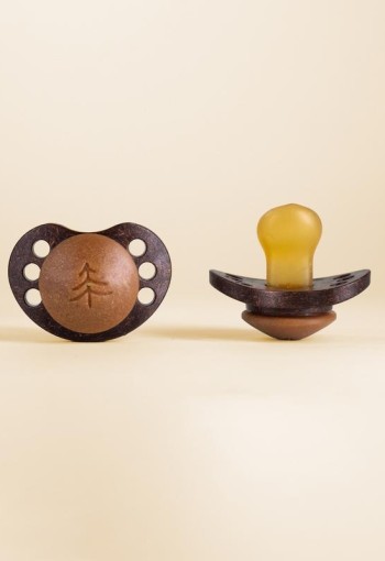 Skogen Baby Beech + coco orthodontic 6+ maanden (2 Stuks)