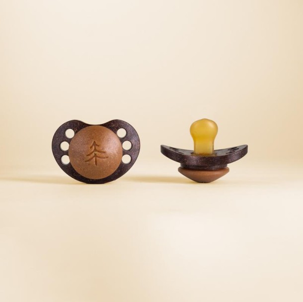 Skogen Baby Beech + coco orthodontic 0-6 maanden (2 Stuks)