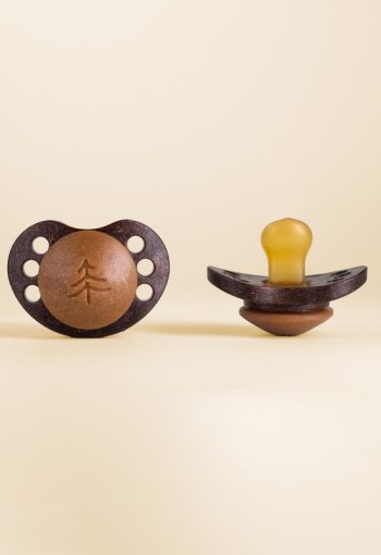 Skogen Baby Beech + coco orthodontic 0-6 maanden (2 Stuks)