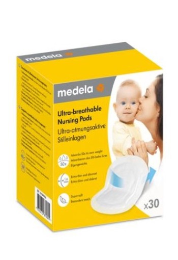 Medela Zoogcompressen ultra ademend (30 Stuks)