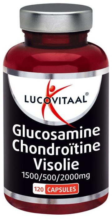 Lucovitaal Glucosamine chondroitine visolie (120 Capsules)