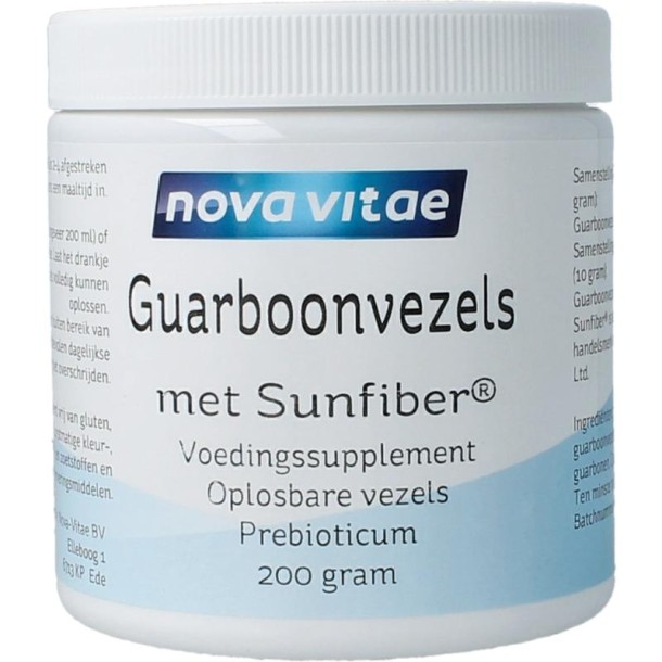 Nova Vitae Guarboonvezels sunfiber AG (200 Gram)