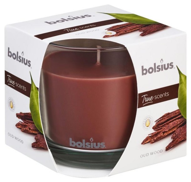 Bolsius True Scents geurglas 95/95 old wood (1 Stuks)
