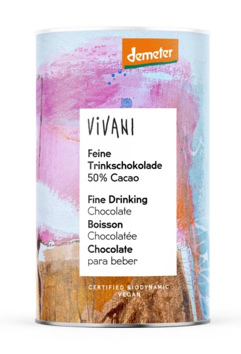 Vivani Hot chocolate drink Demeter 50% cacao bio (300 Gram)