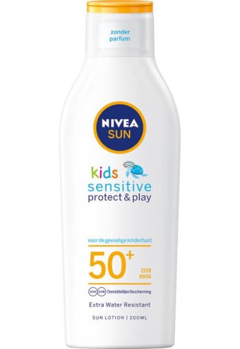 Nivea Sun protect & sensitive child sunmilk SPF50+ (200 Milliliter)