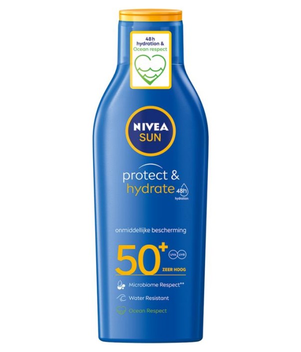 Nivea Sun protect & hydrate zonnemelk SPF50 (200 Milliliter)