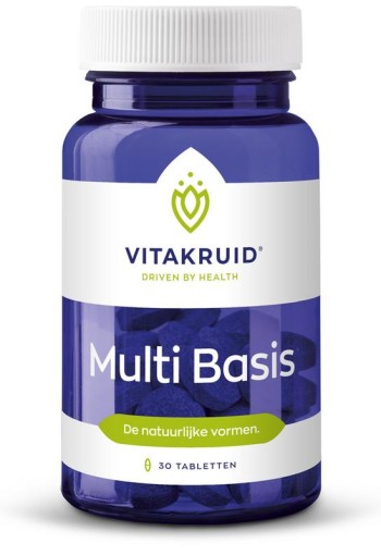 Vitakruid Multi Basis met natuurlijke vormen (30 Tabletten)