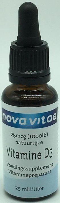 Nova Vitae Vitamine D3 100IU druppel (50 Milliliter)